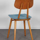 Suite de 4 chaises vintage éditées par Ton, 1960