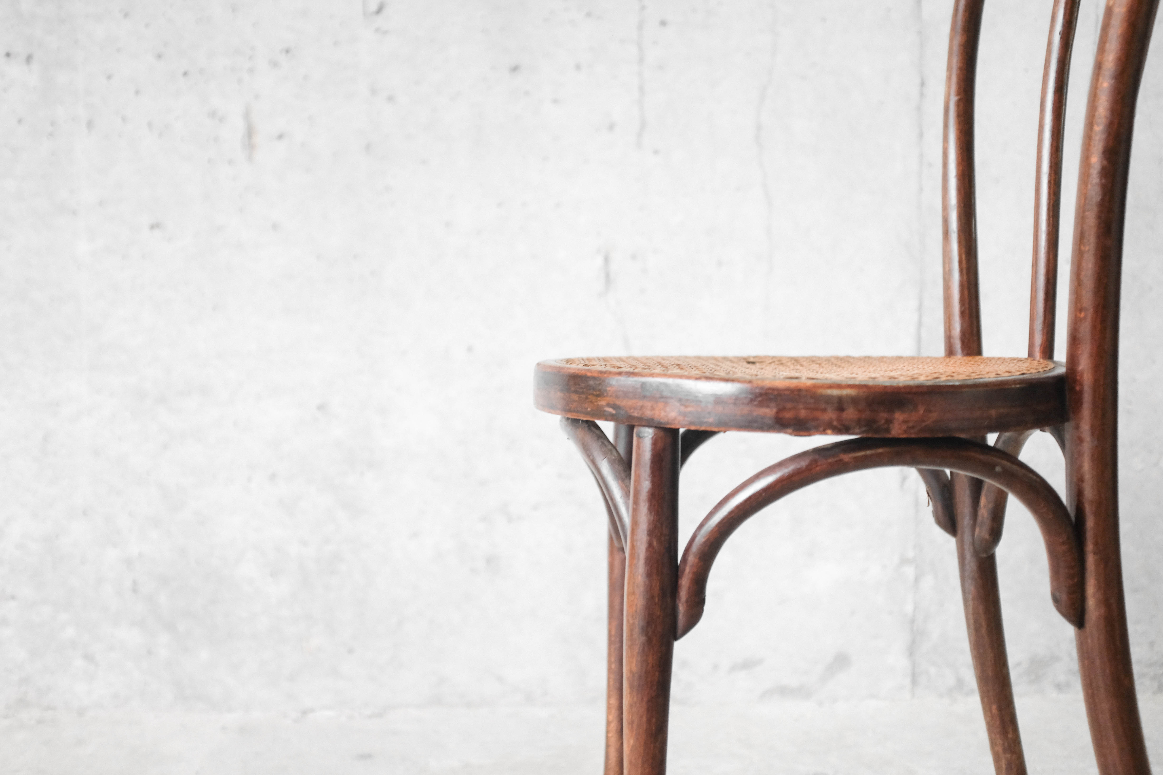 Pair of Bistro chairs cannate by Walter Baumann early 1900 's