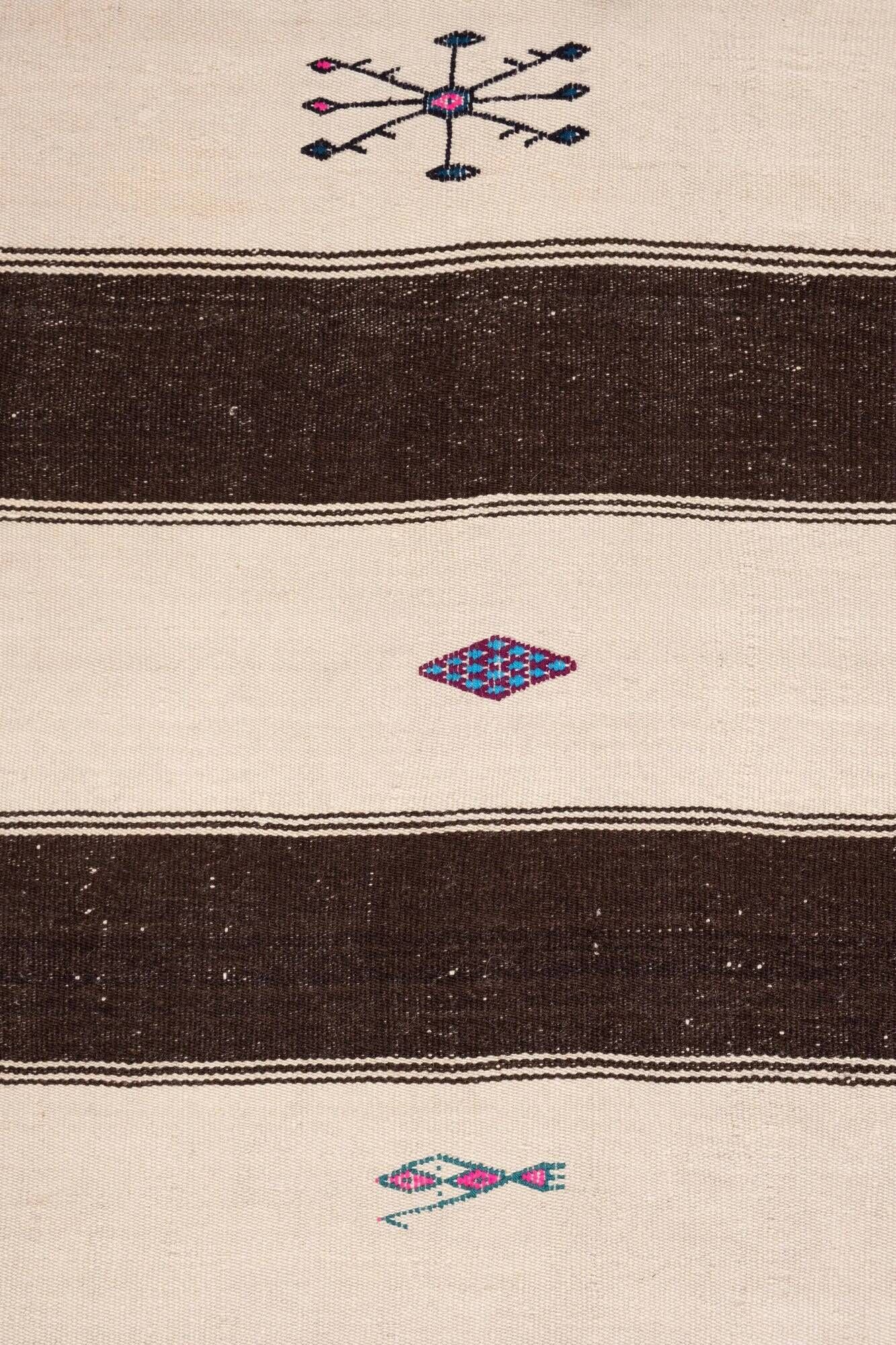 Kilim turc vintage tissé main 177x345 cm