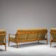Mid-Century Lounge Chairs and 3-Seater Sofa by Walter Knoll Antimott, 1960