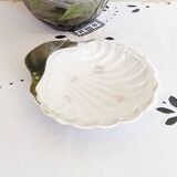 Silver scallop butter dish