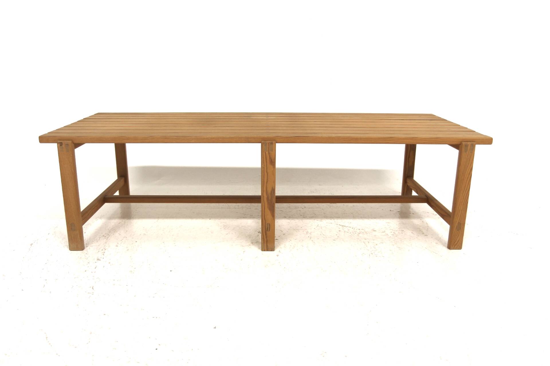 Scandinavian pine bench, Sweden, 1970