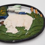 Cast iron underside