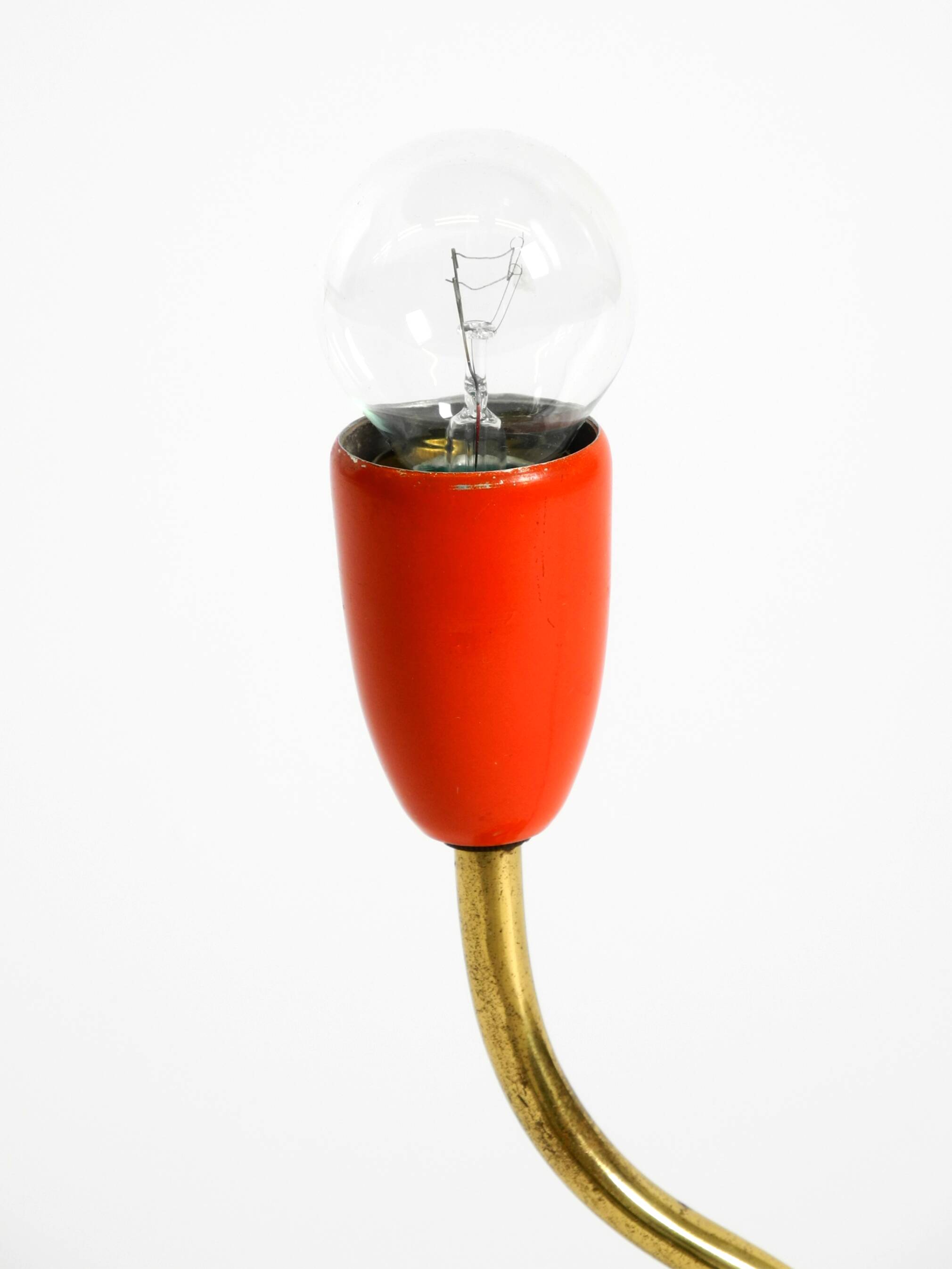 Beautiful original Mid Century Modern brass table lamp