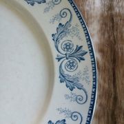 Large antique ironstone dish