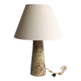 Brutalist style vintage ceramic table lamp