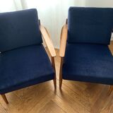 Pair of Scandinavian armchairs