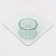 Italian Modern Glass Coffee Table by Gallotti & Radice 1970s