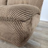 Five-seater corner modular sofa from 70s