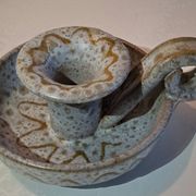 Bougeoir en céramique Accolay
