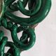 Vintage twisted artisan ceramic fruit bowl