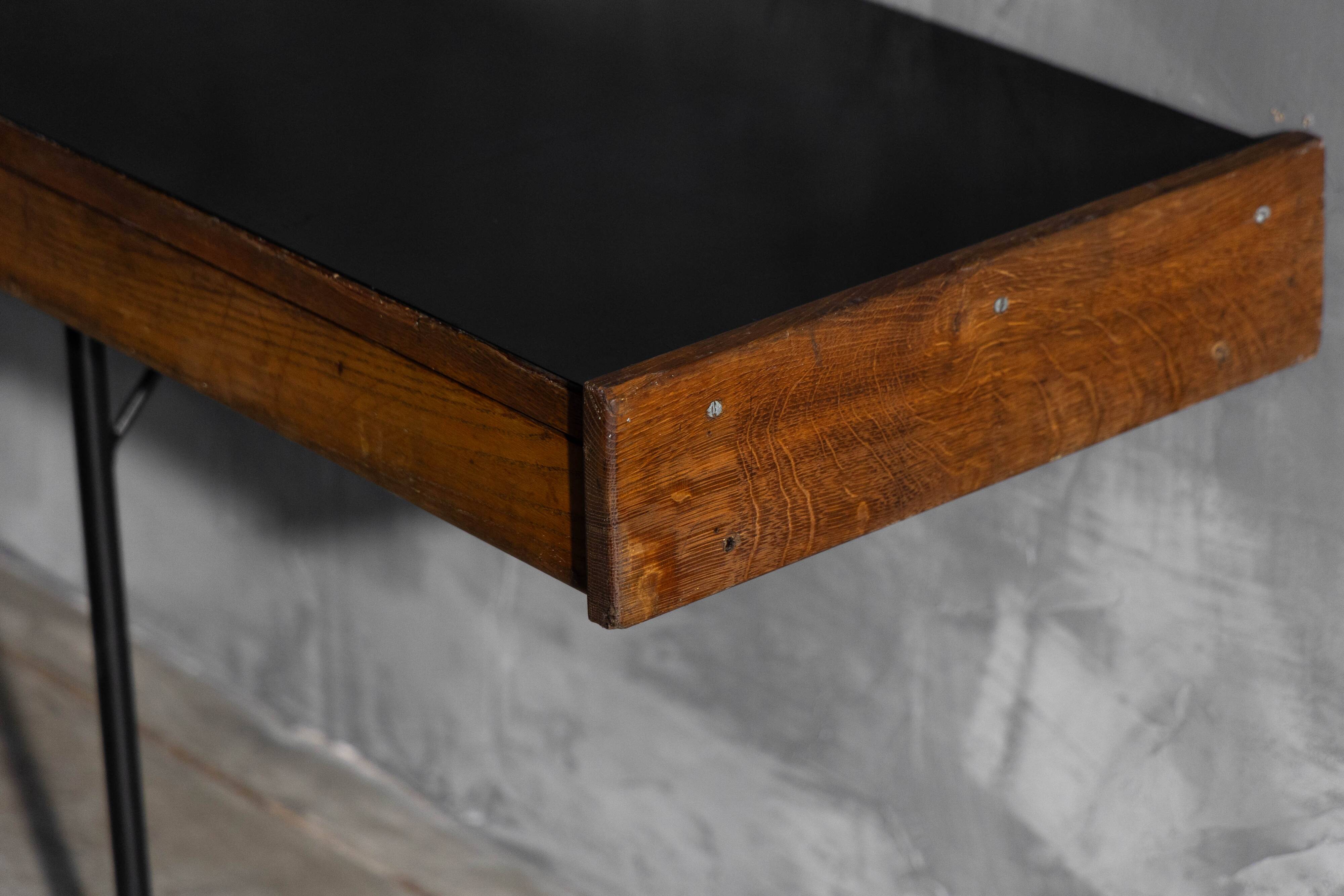 Modernist wall-mounted console, France, 1960s