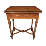 Game table wallet style Napoleon lll