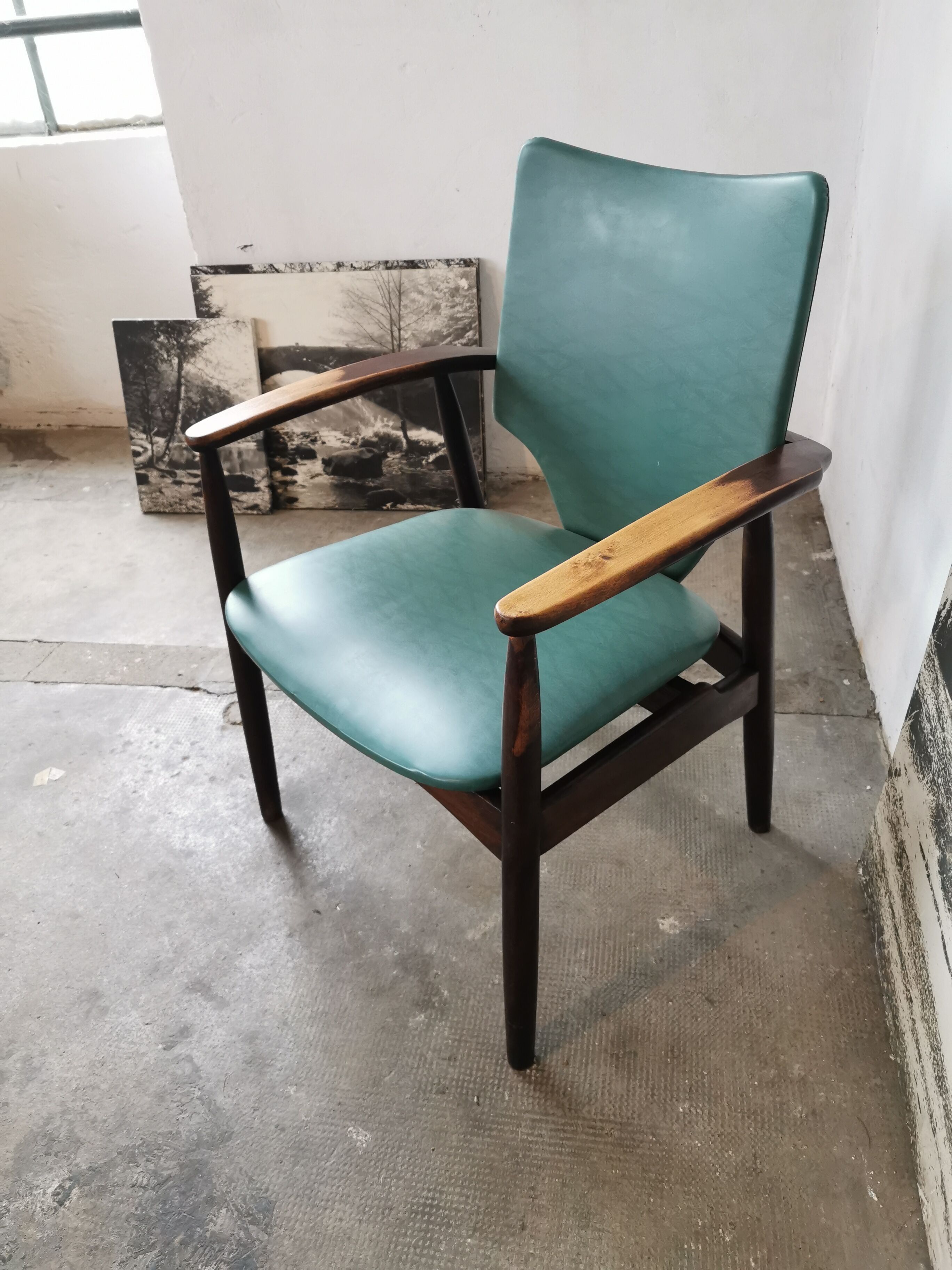 Fauteuil style scandinave 1970