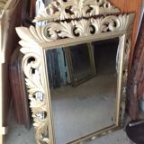 Giltwood mirror, Napoleon III period, 121x78 cm