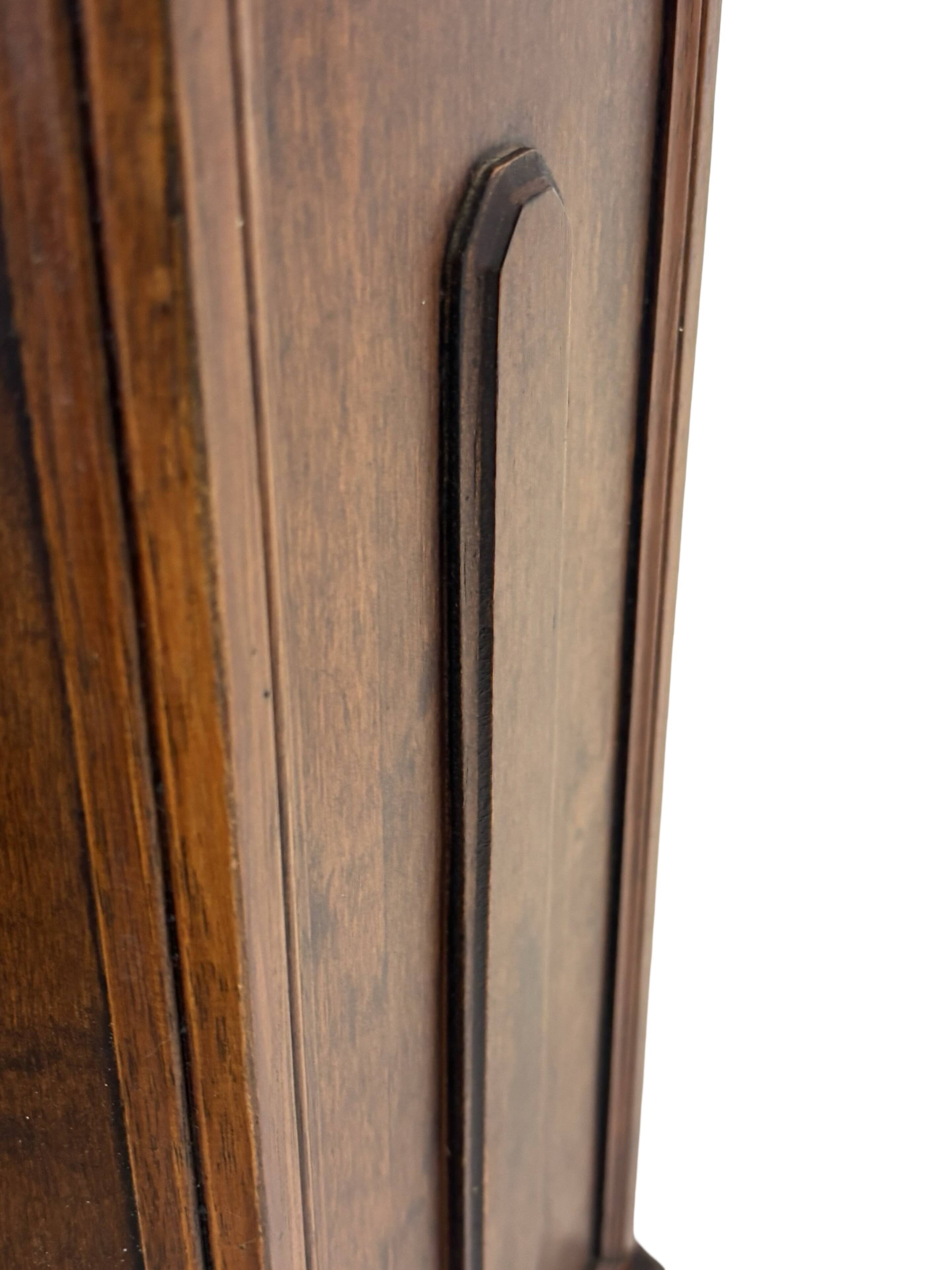 Vintage Hexagonal Side Cabinet with Door Small Side Table Column