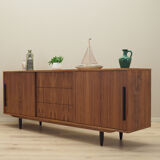 Walnut sideboard, danish design, 1990s, production: denmark