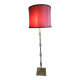 Italian onyx and brass floor lamp