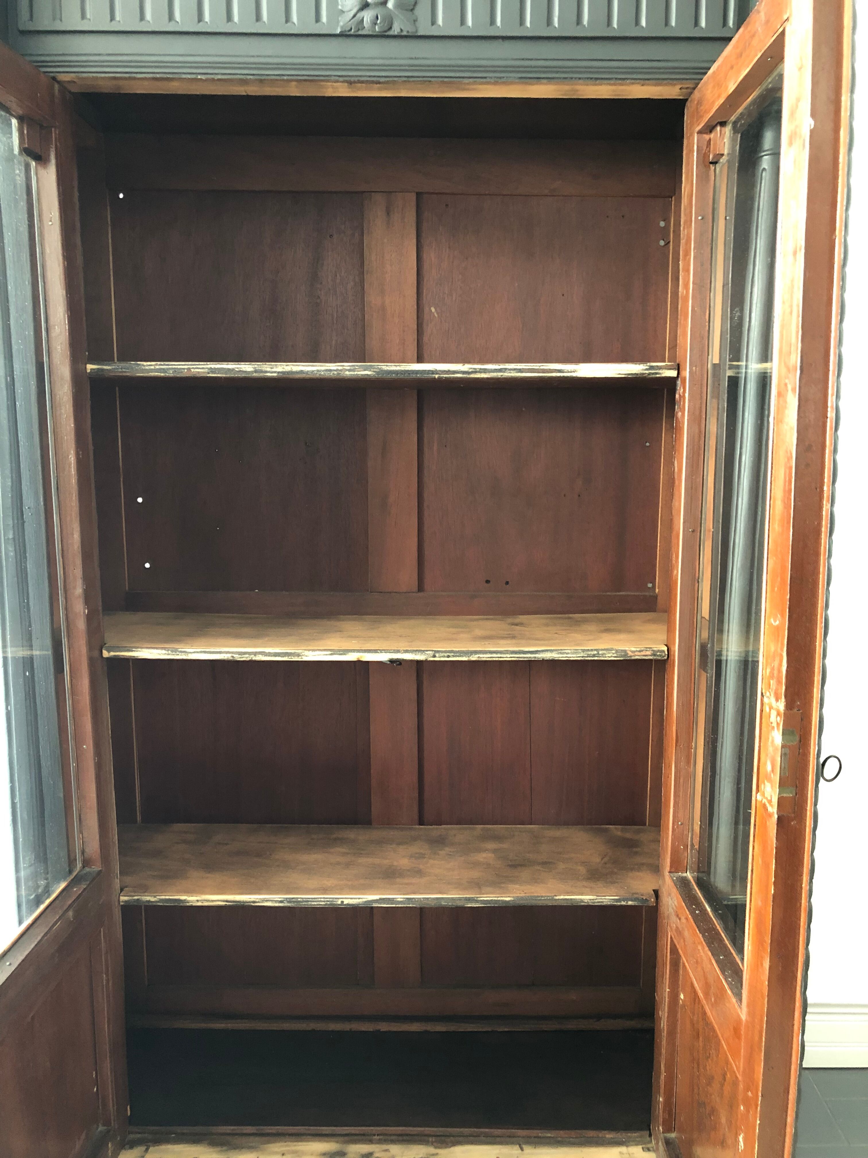 Glass cabinet late nineteenth century