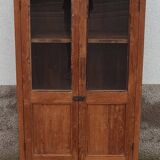Old glazed teak cabinet