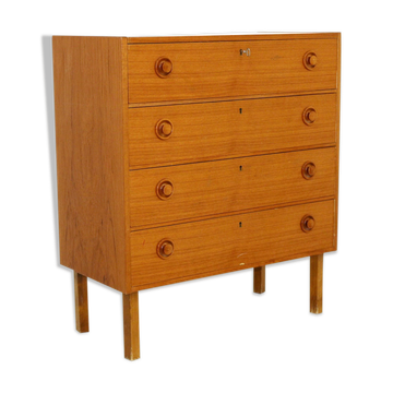 Chiffonnier scandinave en teck Suède 1960