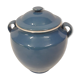 Pot à graisse bleu