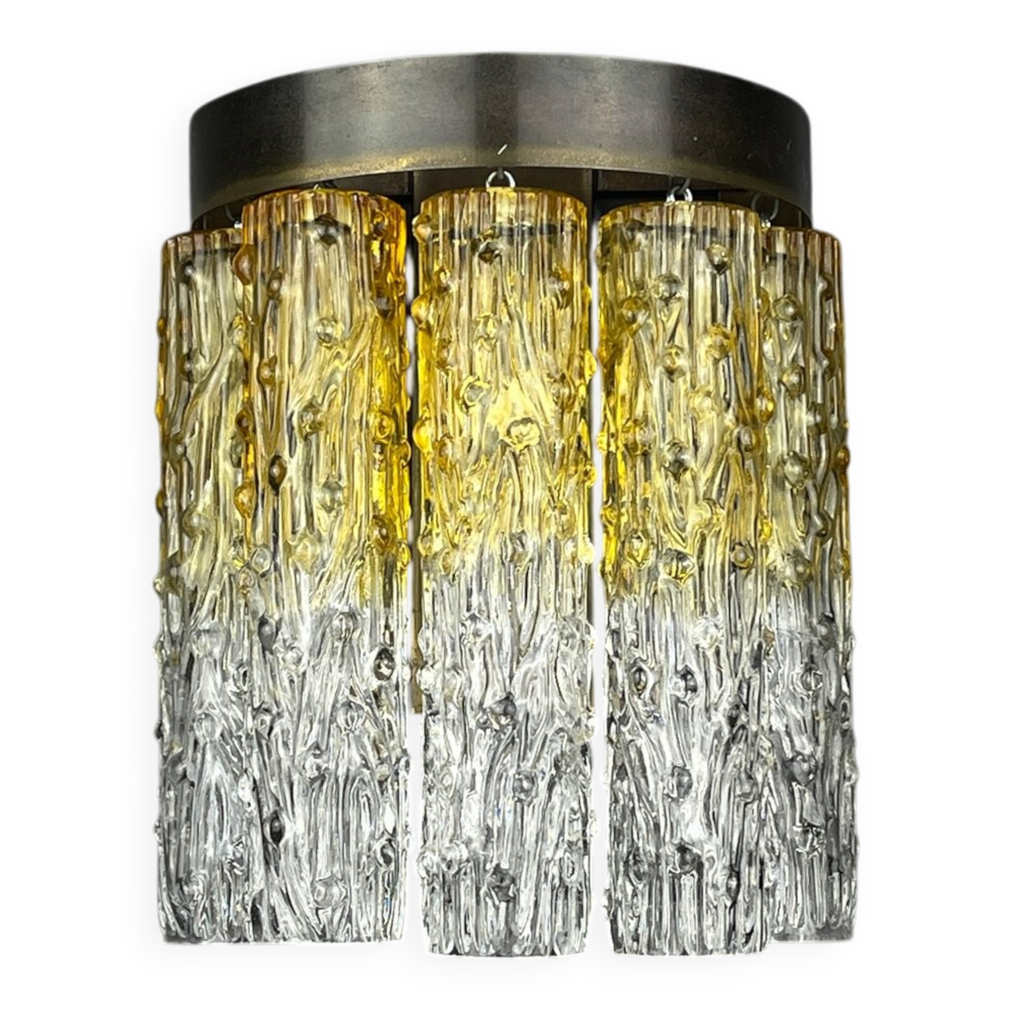 Vintage wall lamp Tronchi by Venini, Italy, 1960s