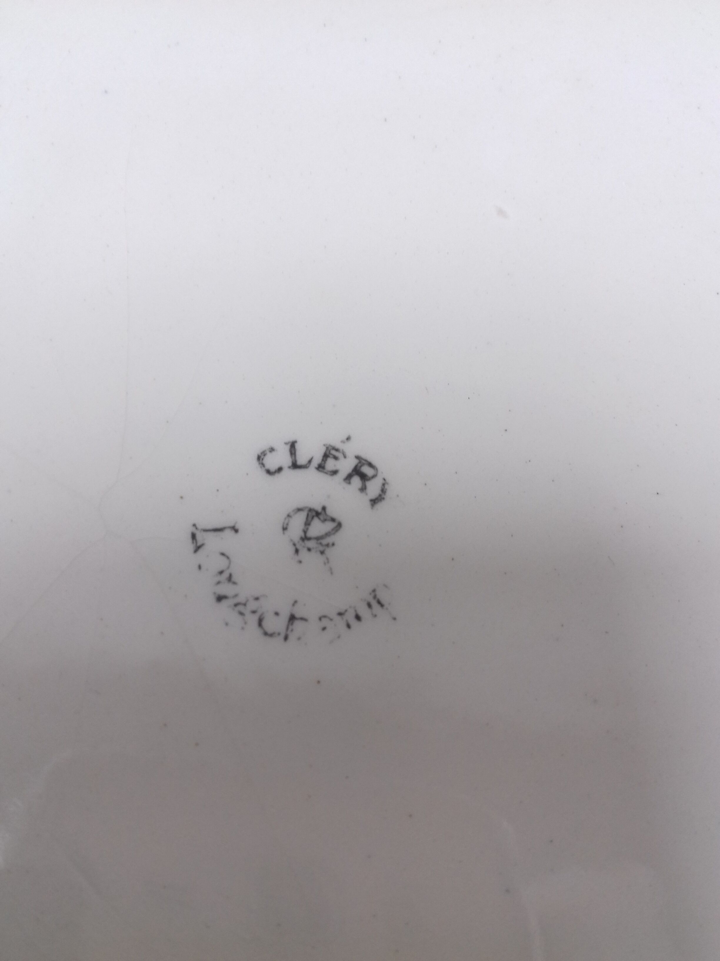 Bassine en faïence Longchamp "Clery"