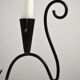 Black Painted Metal Cat Candle Holder by Gunnar Ander for Ystad-Metall, Sweden, 1950s–60s