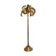 Golden metal palm lamp, 70s