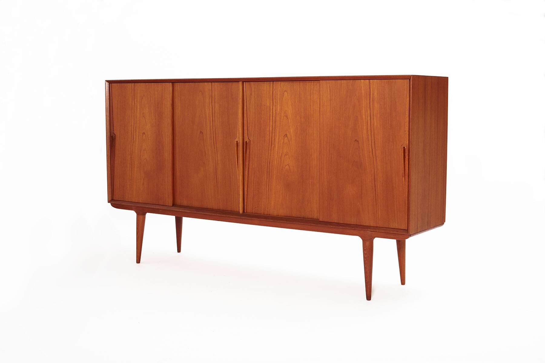 High sideboard model 19 designed by Gunni Omann for Omann Jun Møbelfabrik