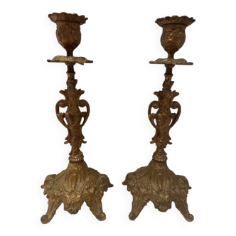 Set of 2 candle holders