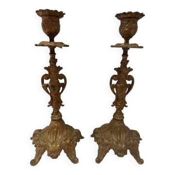 Set of 2 candle holders