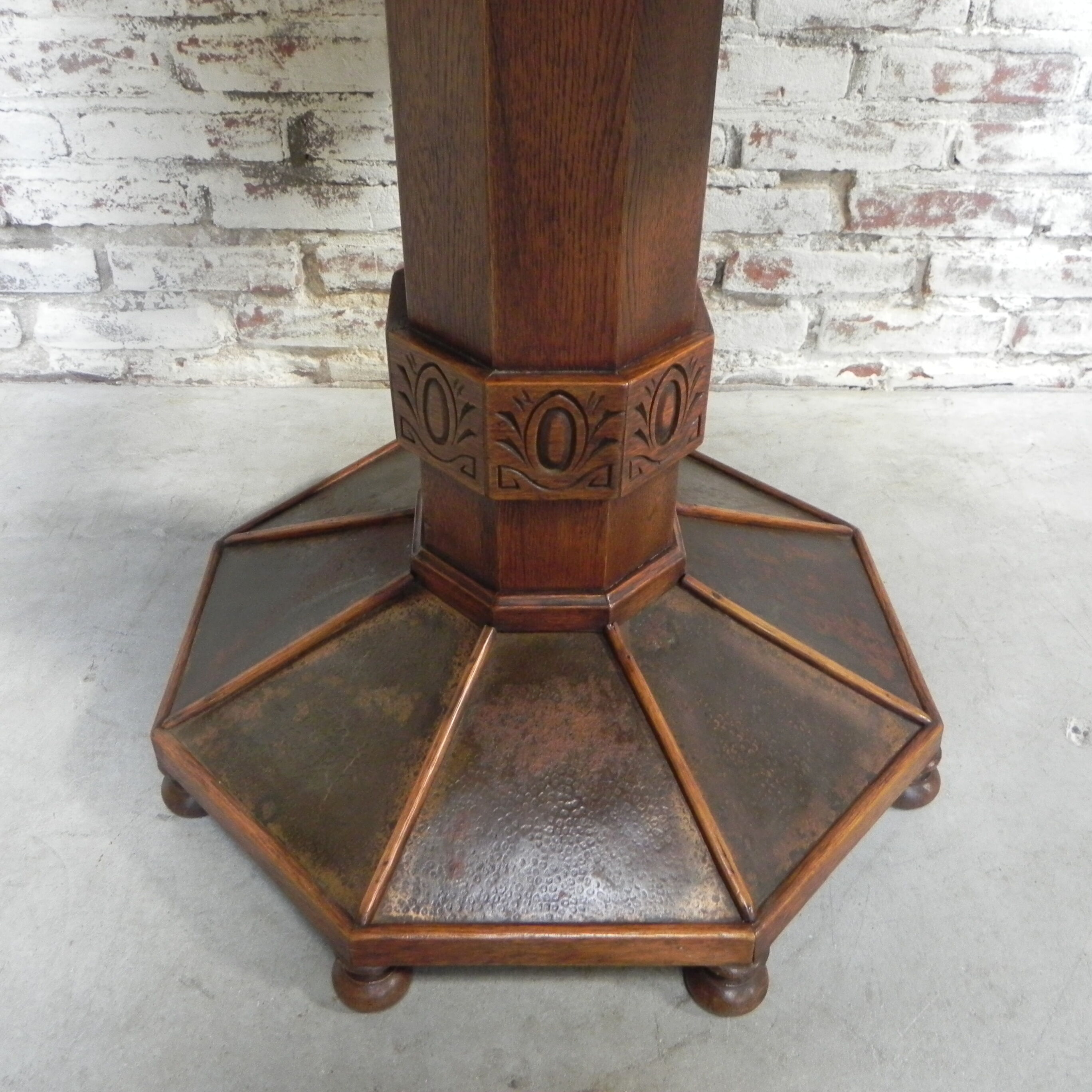 Oak art deco table