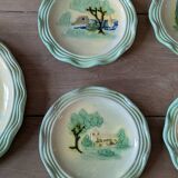 Vallauris dessert plates