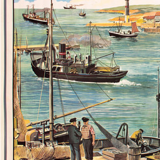 Fishing, educational grid, 1965