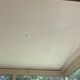 Antique mercury mirror with spots - solid wood