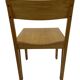 Vintage wooden chair 1980s minimalist design unique