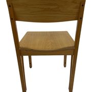 Vintage wooden chair 1980s minimalist design unique