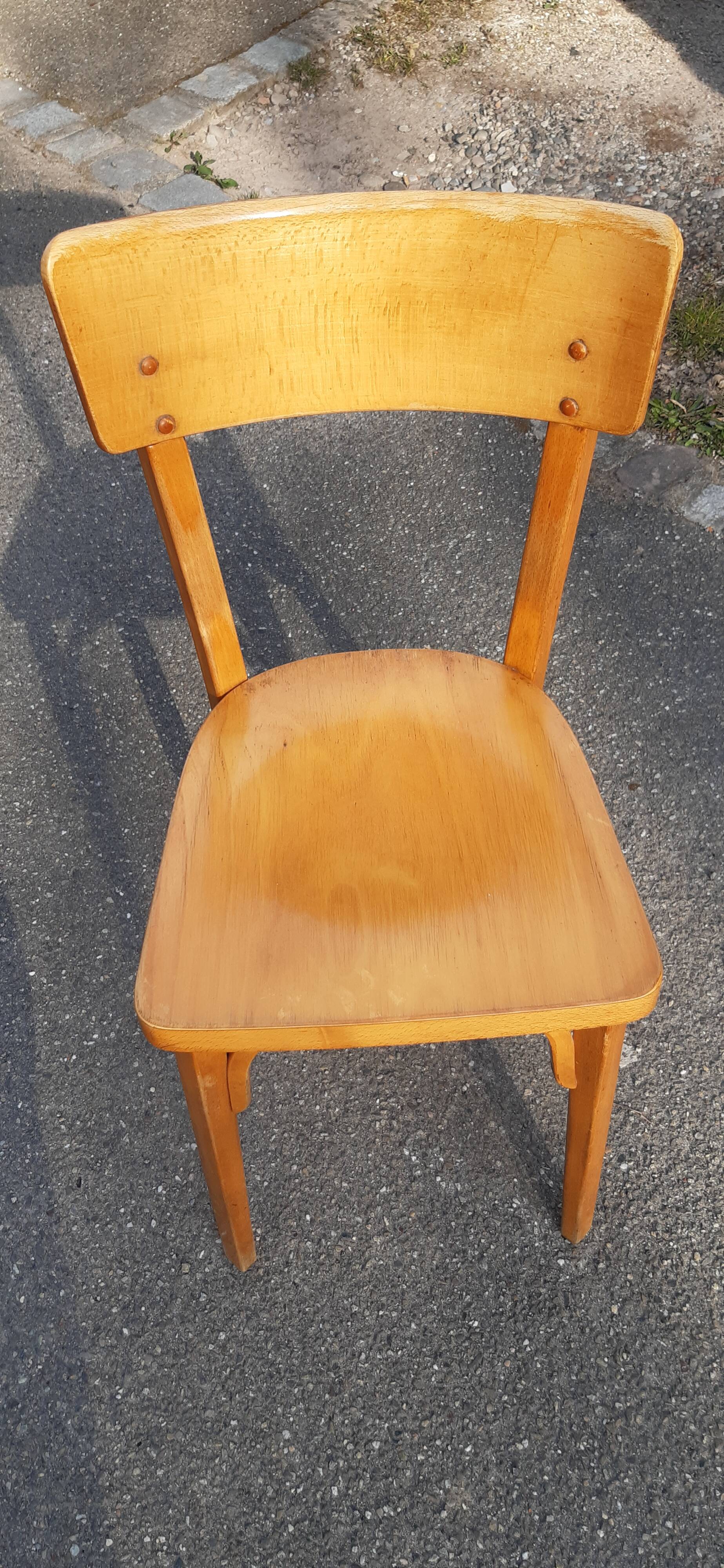 Set of 4 Baumann bistro chairs