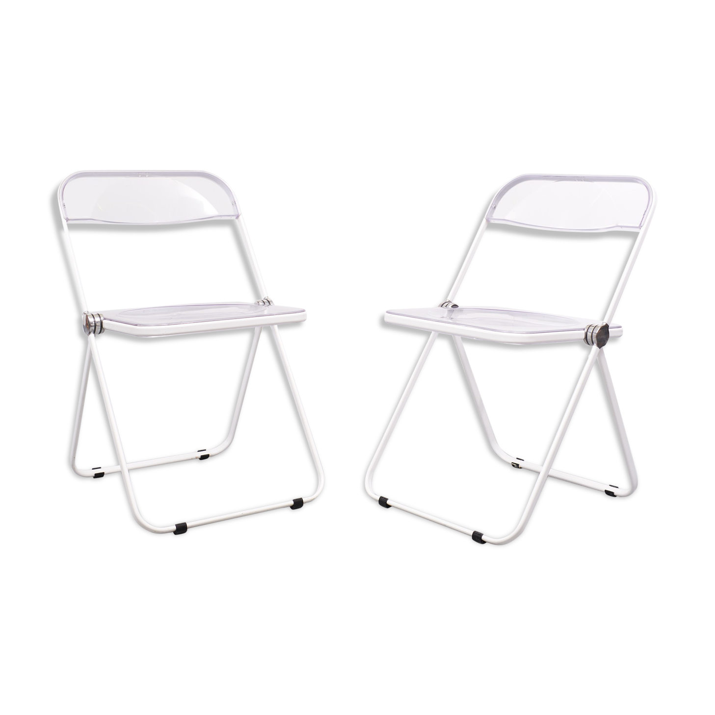 Plia folding chairs by  Giancarle Piretti for Castelli, 1970s, Italy