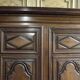 19th century walnut cabinet door