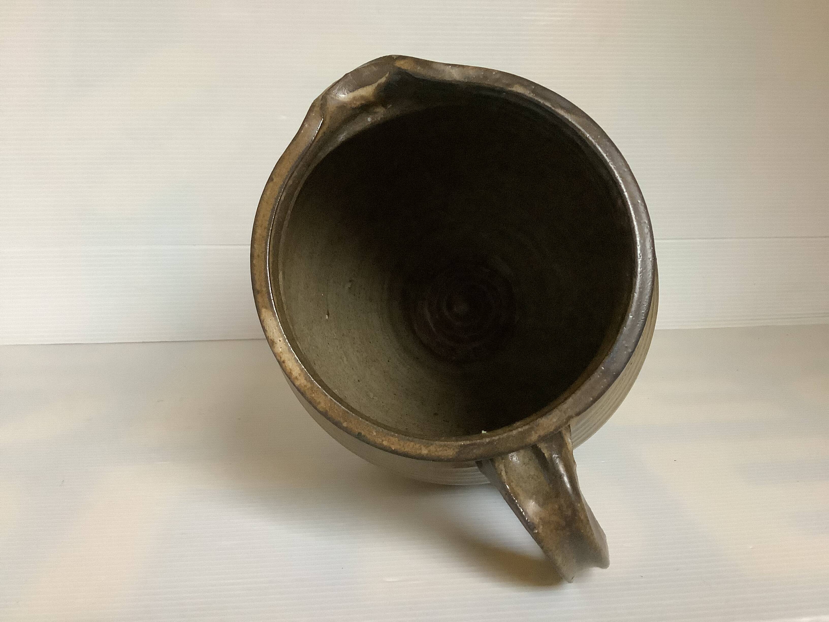 Paul van gompel ceramic pitcher vase