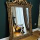 Golden wooden mirror