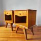 Paire de tables de chevets vintage 1950