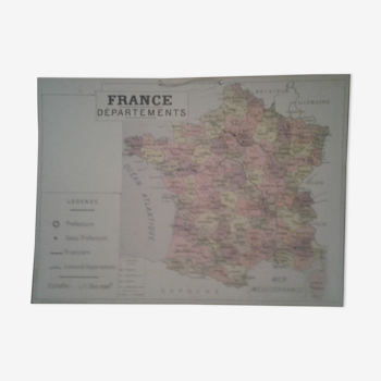 Carte France departements