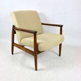 GFM-64 Armchair in Beige Bouclé attributed to Edmund Homa, 1970s