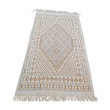 Traditional hand-woven carpet in pure wool 114x200cm