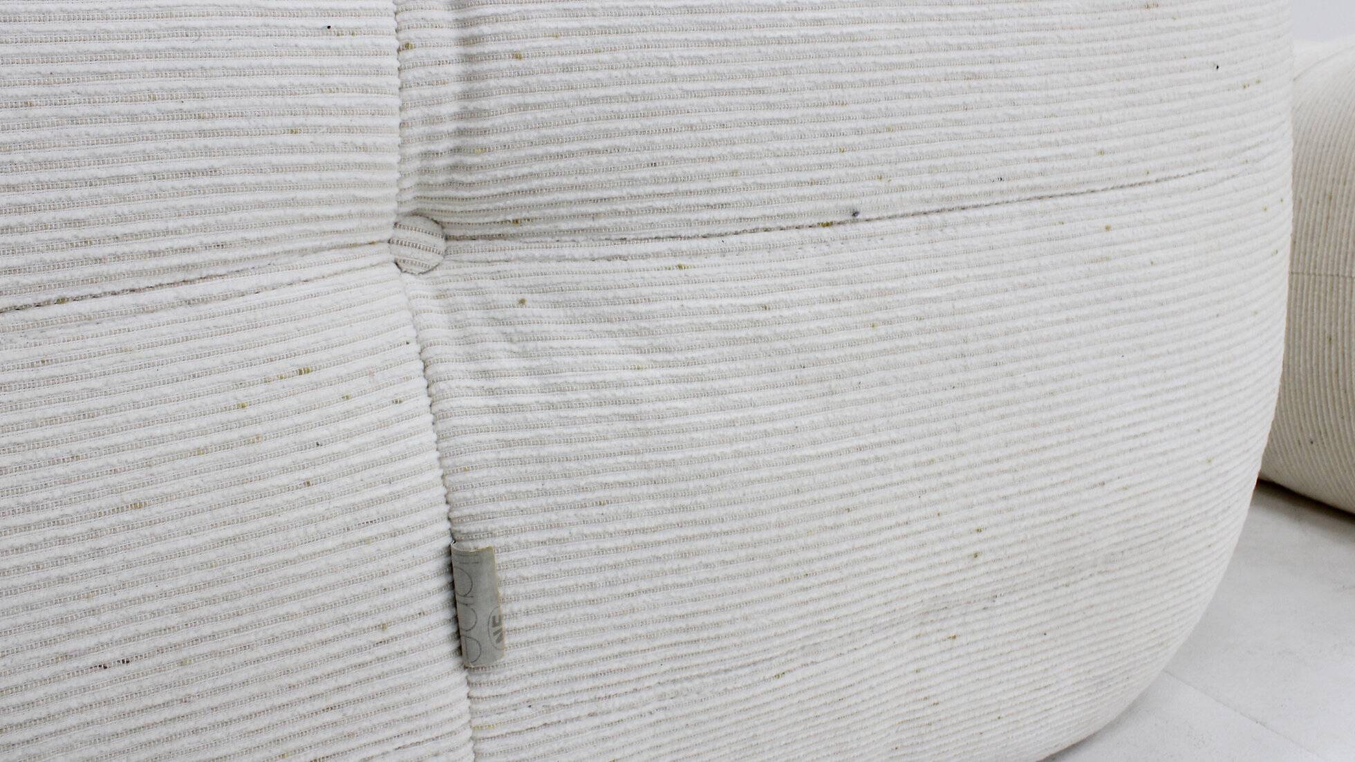 Vintage Togo chair with ottoman 1980s by Michel Ducaroy for Ligne Roset