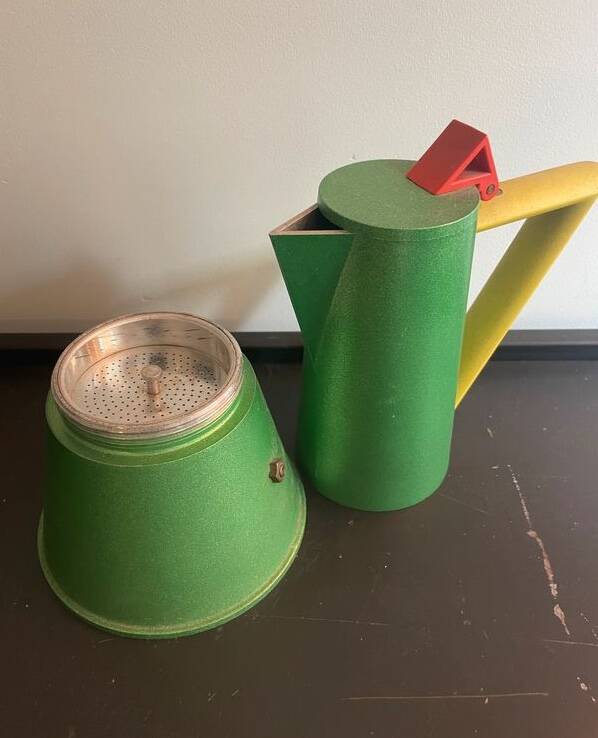Large coffee maker "Accademia", Ettore Sottsass & Matteo Thun Memphis